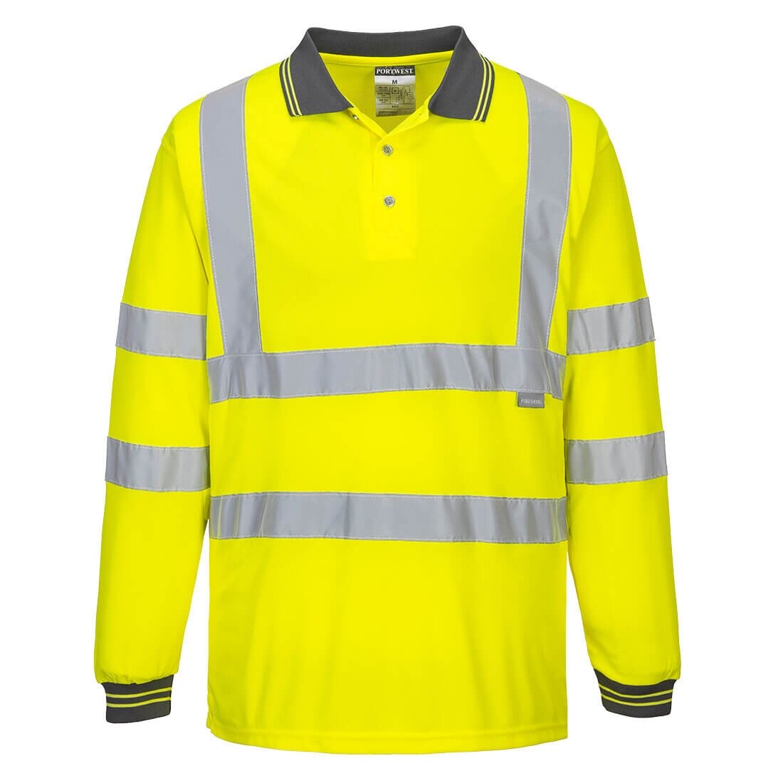 Gero matomumo polo marškiniai ilgomis rankovėmis Portwest S277 8 Gero matomumo polo marškiniai ilgomis rankovėmis Portwest S277 8