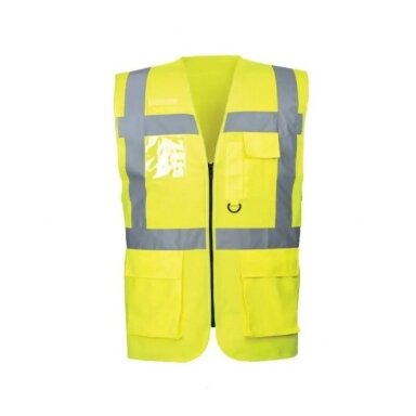 Labas redzamības veste BoSafety VS-S476G Hi-Vis, dzeltena