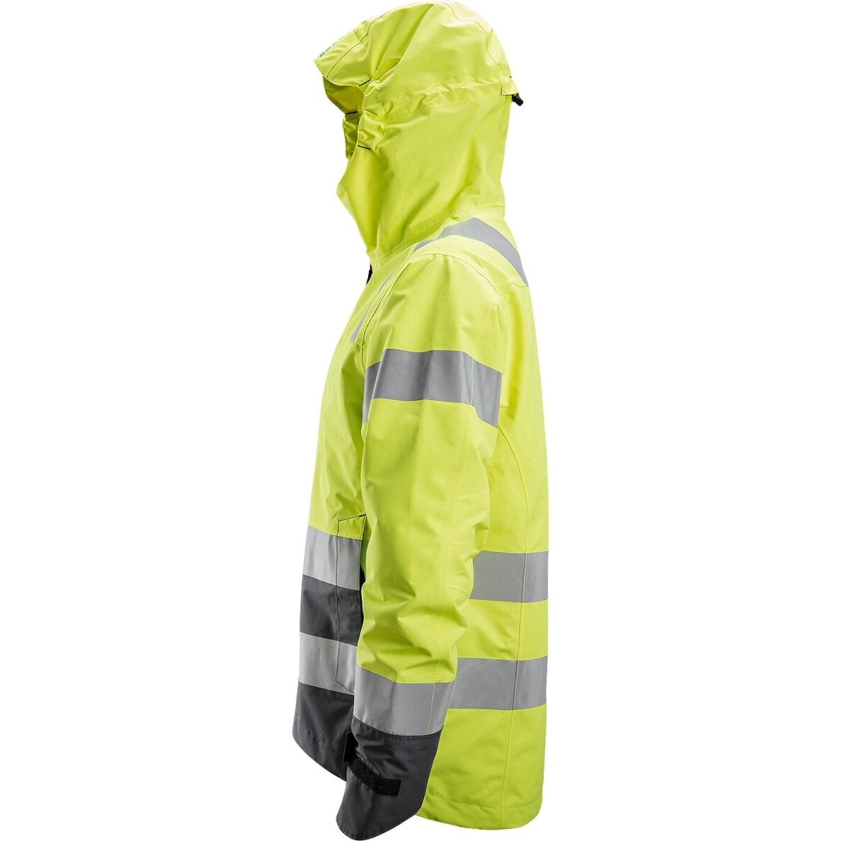 Lietusmētelis AllroundWork Hi-Vis SNICKERS WORKWEAR, 3. klase, dzeltens 3 Lietusmētelis AllroundWork Hi-Vis SNICKERS WORKWEAR, 3. klase, dzeltens 3