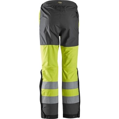 Lietaus kelnės AllroundWork Hi-Vis SNICKERS WORKWEAR, klasė 2 Lietaus kelnės AllroundWork Hi-Vis SNICKERS WORKWEAR, klasė 2