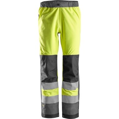 Lietaus kelnės AllroundWork Hi-Vis SNICKERS WORKWEAR, klasė 2 Lietaus kelnės AllroundWork Hi-Vis SNICKERS WORKWEAR, klasė 2