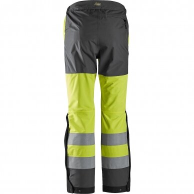 Lietaus kelnės AllroundWork Hi-Vis SNICKERS WORKWEAR, klasė 2 1 Lietaus kelnės AllroundWork Hi-Vis SNICKERS WORKWEAR, klasė 2 1