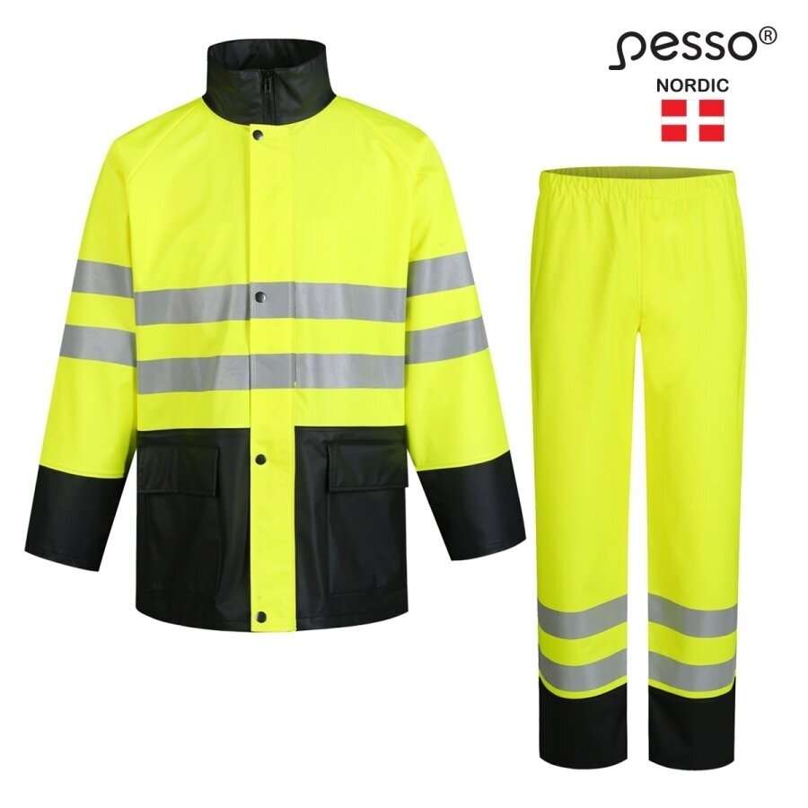 Kostiumas nuo lietaus PESSO 3205_G Hi-vis, geltonas Kostiumas nuo lietaus PESSO 3205_G Hi-vis, geltonas