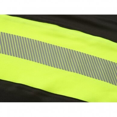 Krekls ar garām piedurknēm PESSO Hi-vis, melns 5