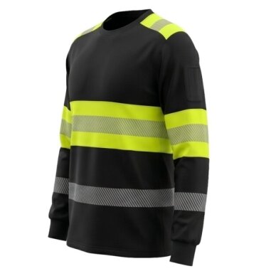 Krekls ar garām piedurknēm BoSafety RICO LONG Hi vis, C1 klase 1