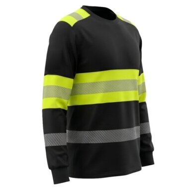 Krekls ar garām piedurknēm BoSafety RICO LONG Hi vis, C1 klase 3