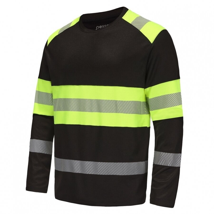 Krekls ar garām piedurknēm PESSO Hi-vis, melns 9 Krekls ar garām piedurknēm PESSO Hi-vis, melns 9