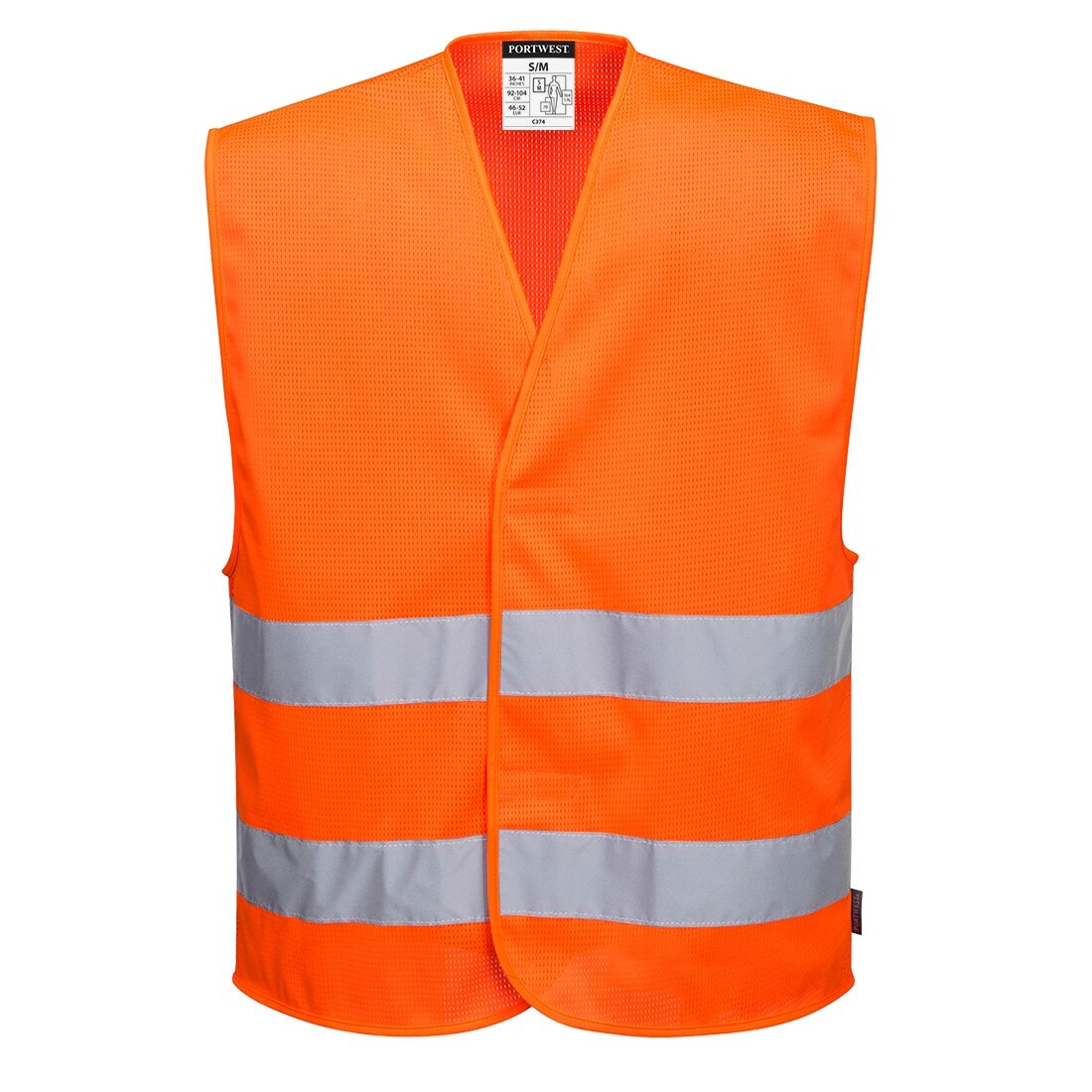 PORTWEST C374 augstas redzamības divsvītru veste 2