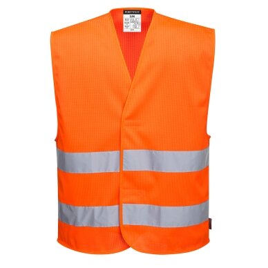 PORTWEST C374 augstas redzamības divsvītru veste 2