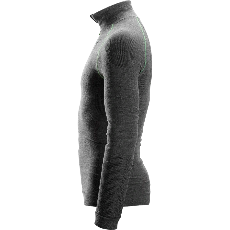 Merino vilnas SNICKERS WORKWEAR FlexiWork 9441 apakškrekls ar augstu apkakli 2