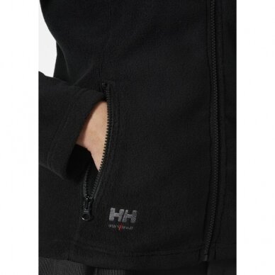 Sieviešu džemperis HELLY HANSEN Manchester 2.0 Fleece JKT, melns 2 Sieviešu džemperis HELLY HANSEN Manchester 2.0 Fleece JKT, melns 2