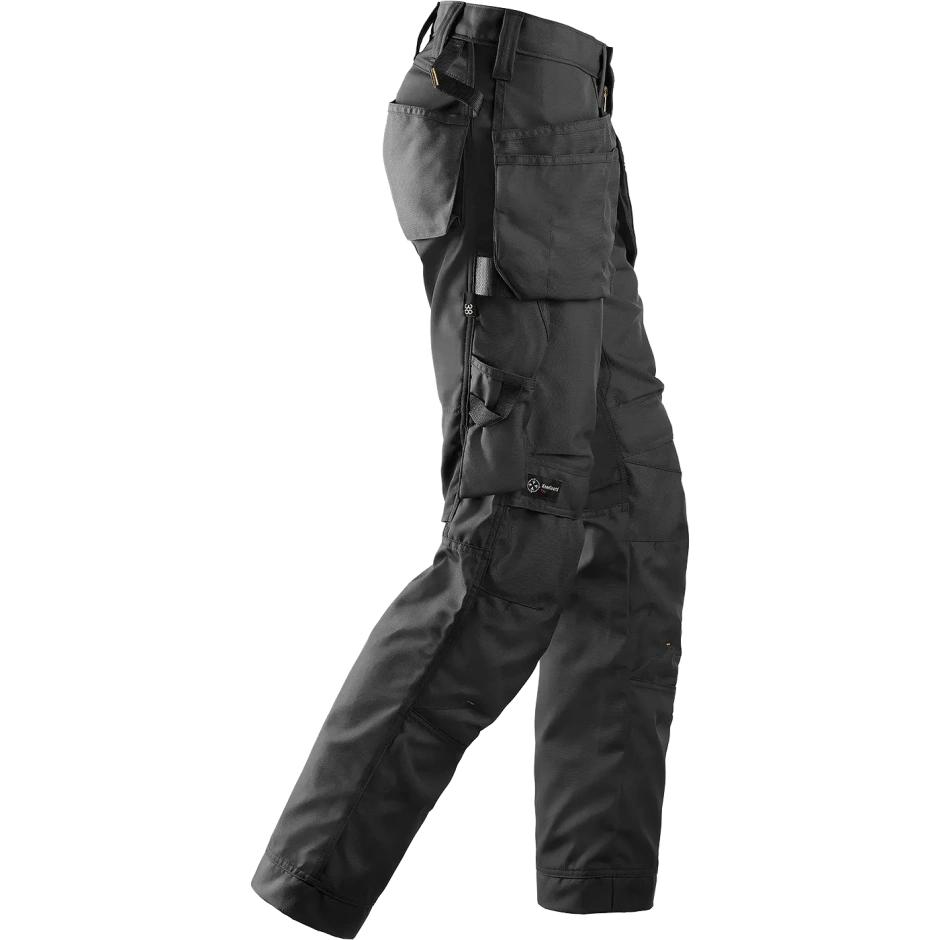 Sieviešu SNICKERS WORKWEAR AllroundWork 6701 bikses ar karājamām kabatām, melnas 3 Sieviešu SNICKERS WORKWEAR AllroundWork 6701 bikses ar karājamām kabatām, melnas 3