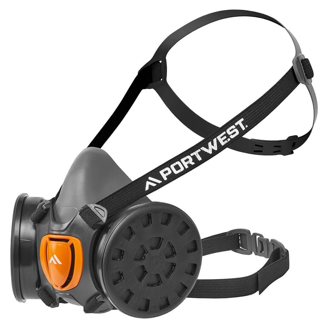 TPR pusmaska ​​PORTWEST P422 komplekts (ar P3 filtriem) 1