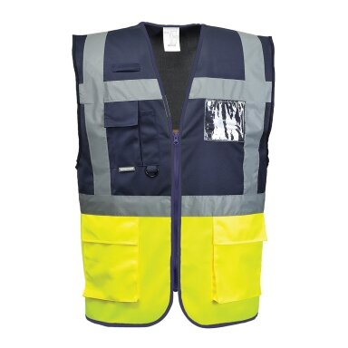Augstas redzamības kontrasta PORTWEST C276 vadītāja veste