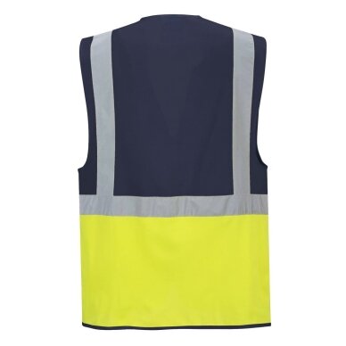 Augstas redzamības kontrasta PORTWEST C276 vadītāja veste 1 Augstas redzamības kontrasta PORTWEST C276 vadītāja veste 1