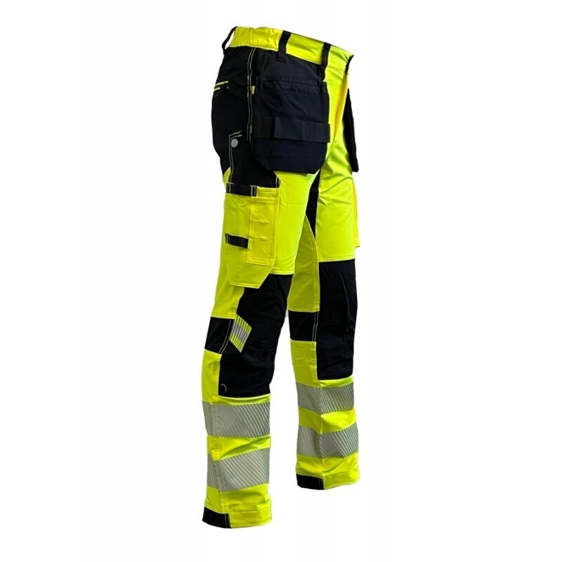 Darba bikses BoSafetyTENSION PLUS četrvirzienu elastīgās TENSION PLUS augstas redzamības 2. klase 2 Darba bikses BoSafetyTENSION PLUS četrvirzienu elastīgās TENSION PLUS augstas redzamības 2. klase 2