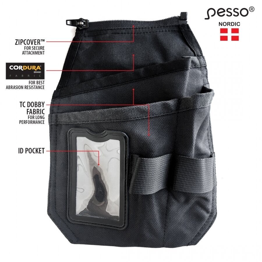Piekarināma Pesso Pocket2R labā kabata ar ID kartes turētāju 1 Piekarināma Pesso Pocket2R labā kabata ar ID kartes turētāju 1