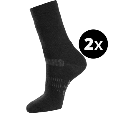Plānas merino vilnas SNICKERS WORKWEAR 9216 zeķes (2 gab. iepakojumā)