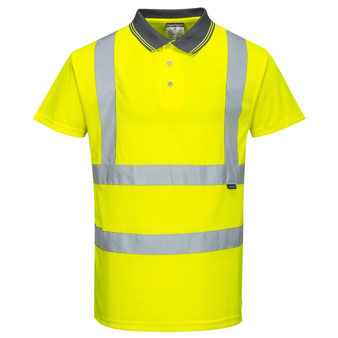 Polo marškinėliai trumpomis rankovėmis PORTWEST S477, gero matomumo 10 Polo marškinėliai trumpomis rankovėmis PORTWEST S477, gero matomumo 10