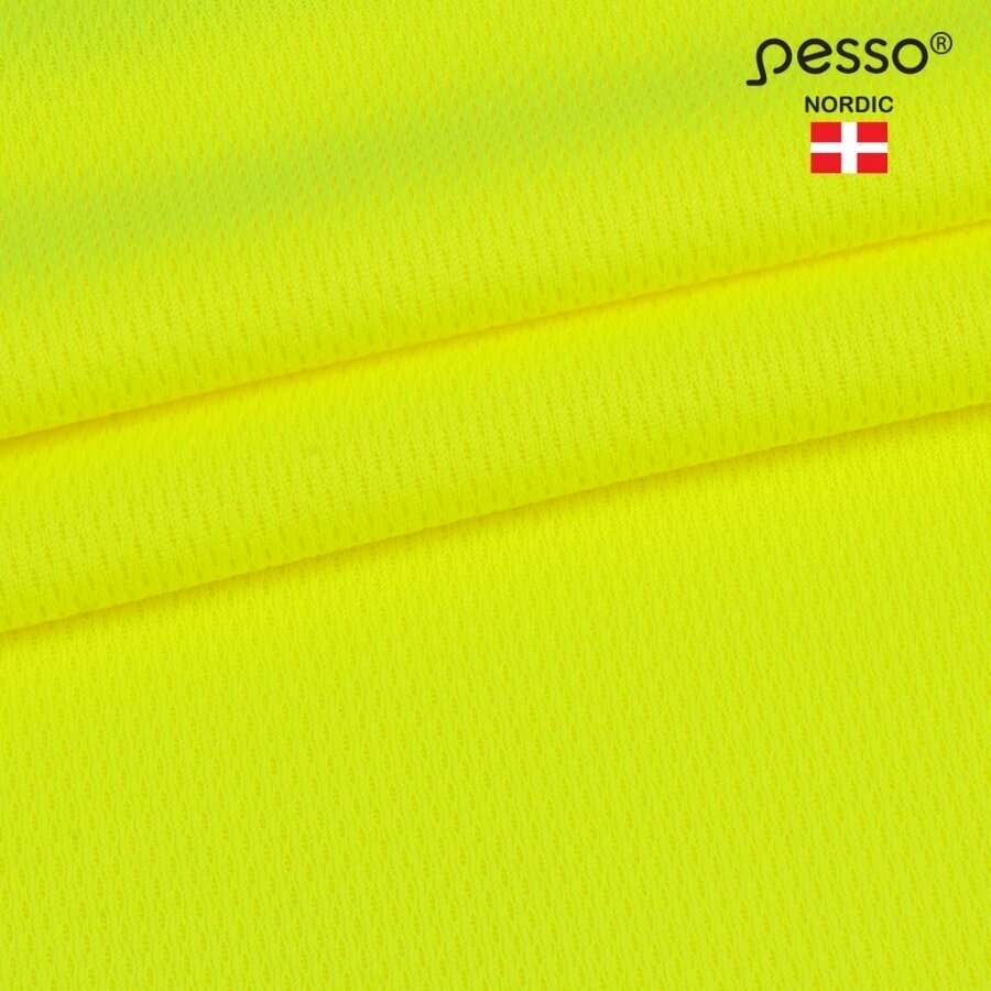 Polo krekls PESSO HVPG Hi-vis, dzeltens 4