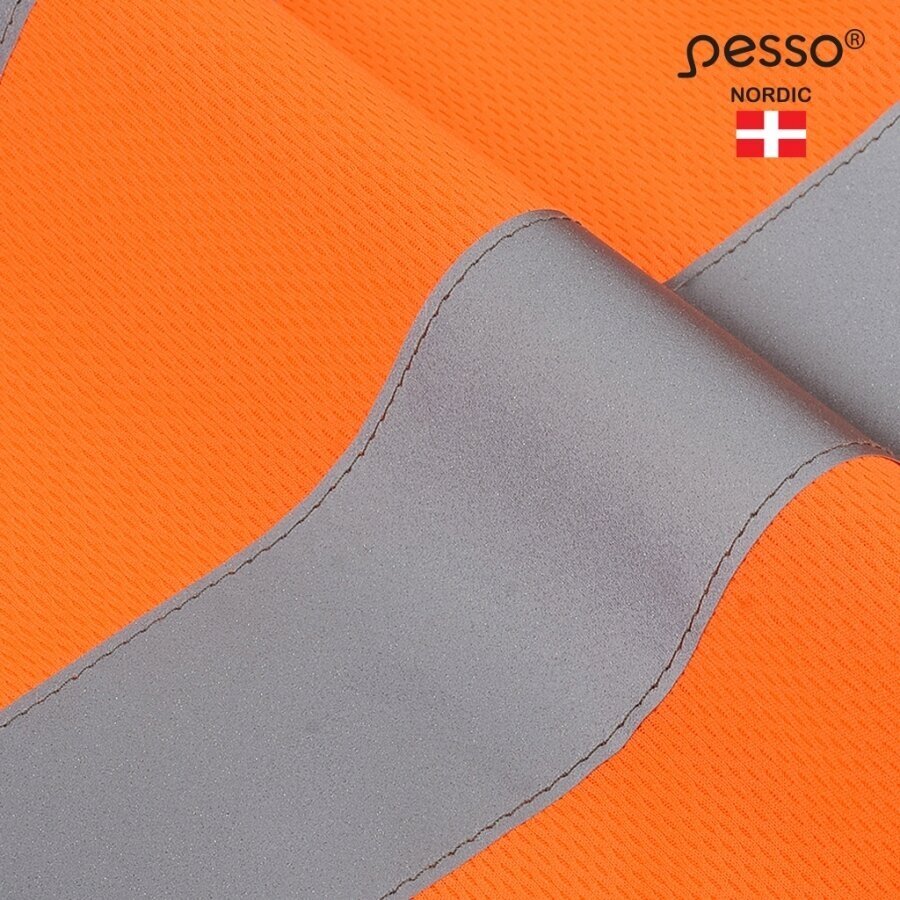 Polo marškinėliai PESSO HVPOR, Hi-vis, oranžiniai 3 Polo marškinėliai PESSO HVPOR, Hi-vis, oranžiniai 3