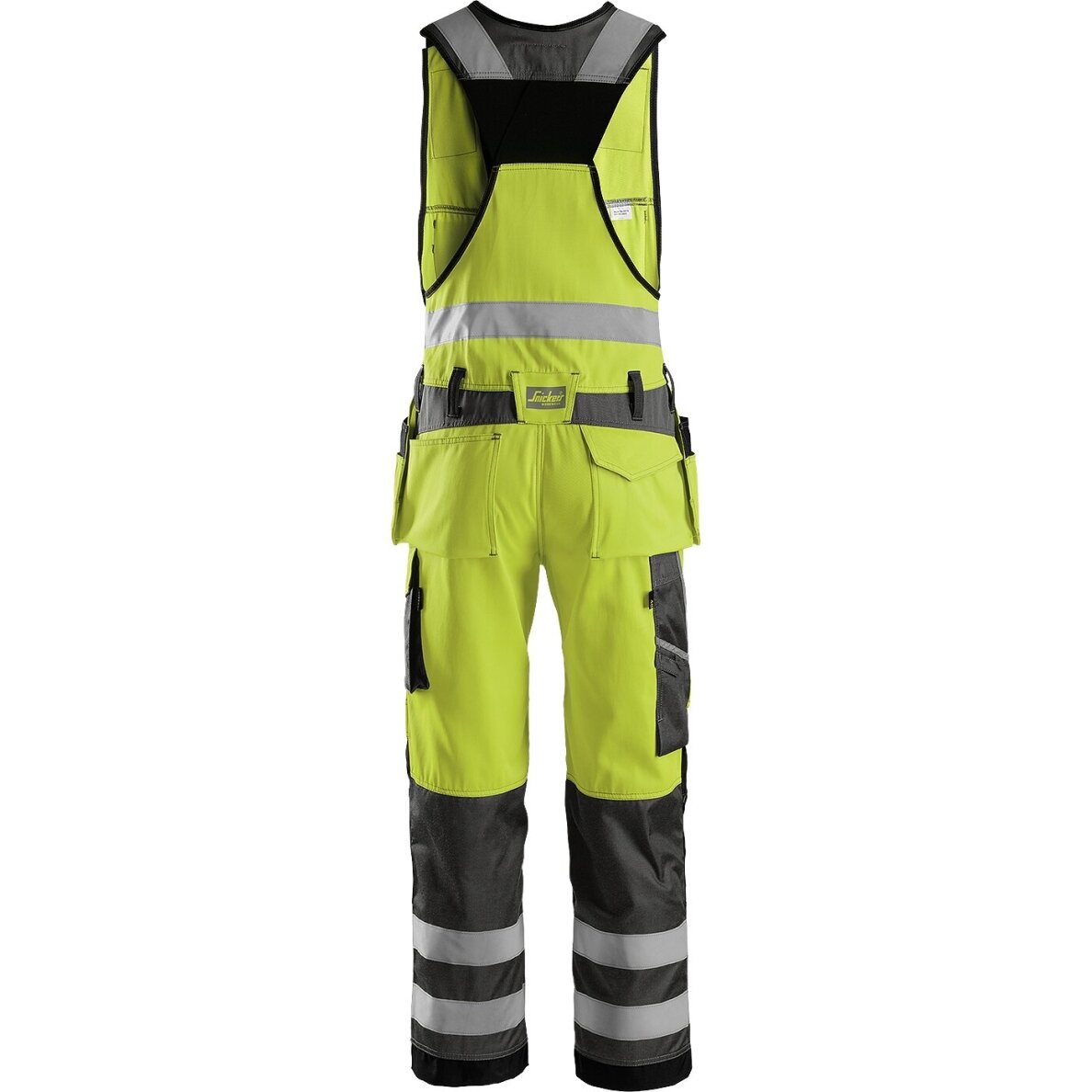 Puskombinezons ar iekarināmām kabatām SNICKERS WORKWEAR Hi-Vis 1