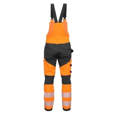 Puskombinezonis BoSafety BP-MASHUP-RC-C2-0302 su tampriomis detalėmis, oranžinis / juodas Puskombinezonis BoSafety BP-MASHUP-RC-C2-0302 su tampriomis detalėmis, oranžinis / juodas