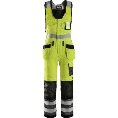 Puskombinezons ar iekarināmām kabatām SNICKERS WORKWEAR Hi-Vis