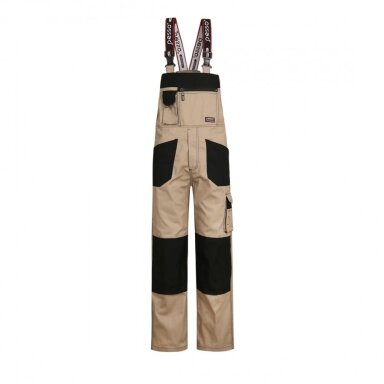 Puskombinezonis PESSO TWILL DPBZ, smėlio spalvos Puskombinezonis PESSO TWILL DPBZ, smėlio spalvos