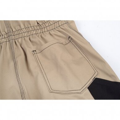 Puskombinezonis PESSO TWILL DPBZ, smėlio spalvos 10 Puskombinezonis PESSO TWILL DPBZ, smėlio spalvos 10