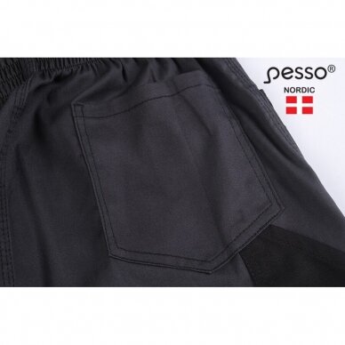Puskombinezonis PESSO Twill stretch, pilkas 13 Puskombinezonis PESSO Twill stretch, pilkas 13