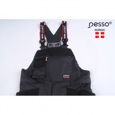 Puskombinezonis PESSO Twill stretch, pilkas 4 Puskombinezonis PESSO Twill stretch, pilkas 4