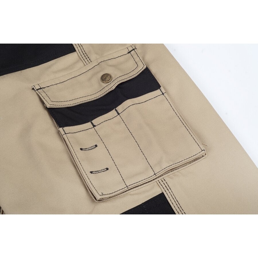 Puskombinezonis PESSO TWILL DPBZ, smėlio spalvos 5 Puskombinezonis PESSO TWILL DPBZ, smėlio spalvos 5