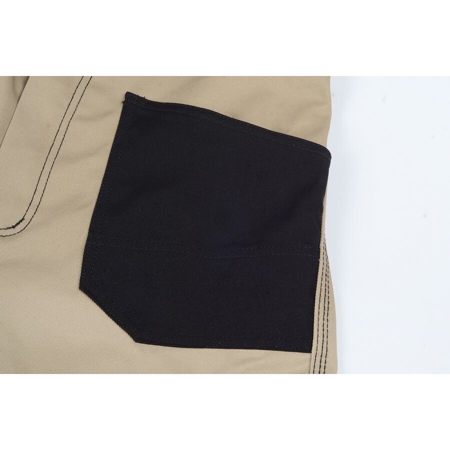 Puskombinezonis PESSO TWILL DPBZ, smėlio spalvos 15 Puskombinezonis PESSO TWILL DPBZ, smėlio spalvos 15
