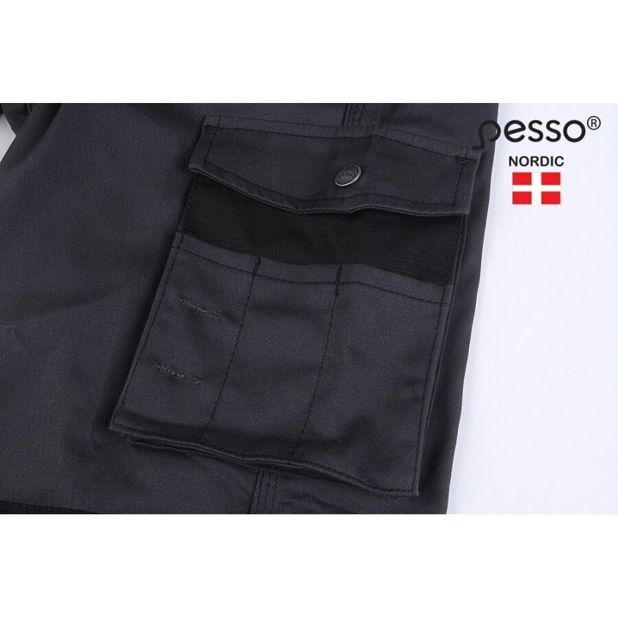 Puskombinezonis PESSO Twill stretch, pilkas 11 Puskombinezonis PESSO Twill stretch, pilkas 11