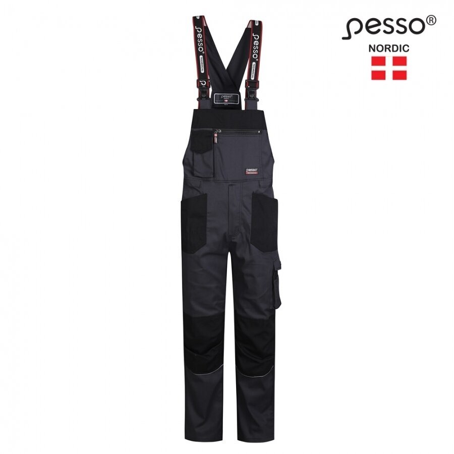 Puskombinezonis PESSO Twill stretch, pilkas Puskombinezonis PESSO Twill stretch, pilkas