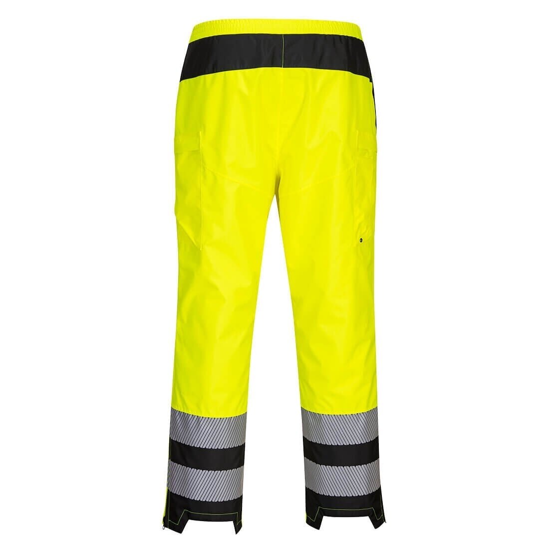 PORTWEST PW386 augstas redzamības sieviešu lietus bikses 3