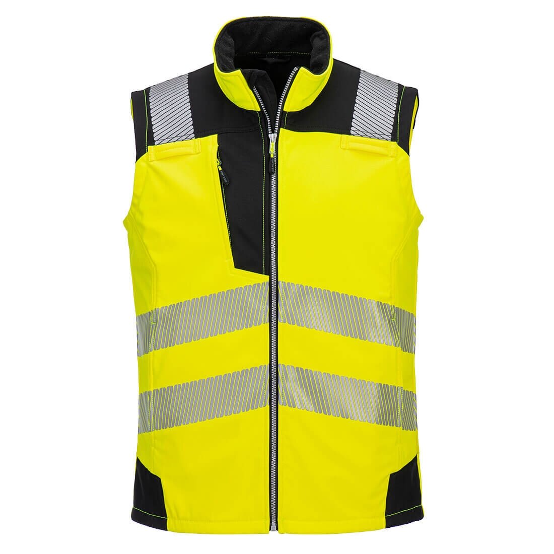 Augstas redzamības PORTWEST PW325 Softshell darba veste 9