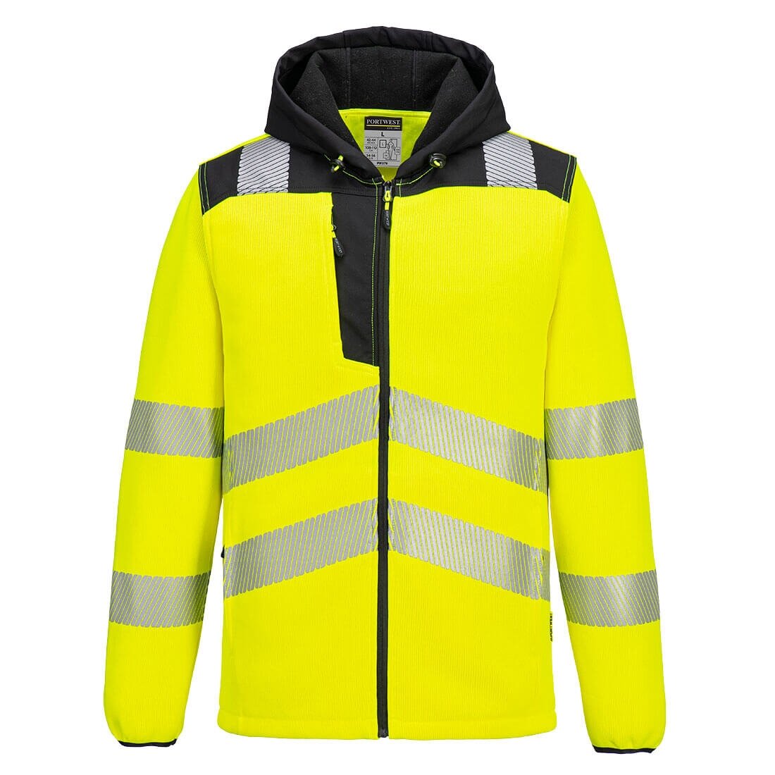PORTWEST PW335 Hi-Vis flīsa jaka 5 PORTWEST PW335 Hi-Vis flīsa jaka 5