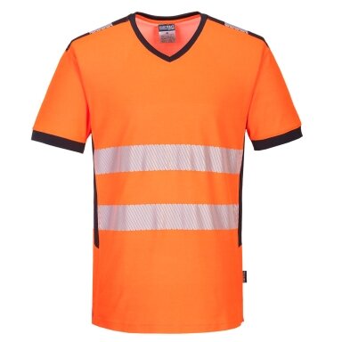 PORTWEST PW310 Hi-Vis V veida kakla izgriezuma T-krekls