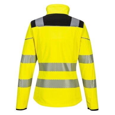 PORTWEST PW381 augstas redzamības softshell jaka sievietēm 1 PORTWEST PW381 augstas redzamības softshell jaka sievietēm 1