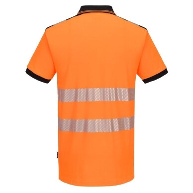 PORTWEST PW317 augstas redzamības īsroku polo krekls 3