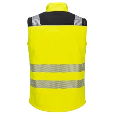 Augstas redzamības PORTWEST PW325 Softshell darba veste 3