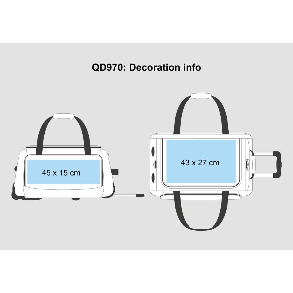 Quadra QD970 ceļojumu soma 65 litri ar riteņiem 2