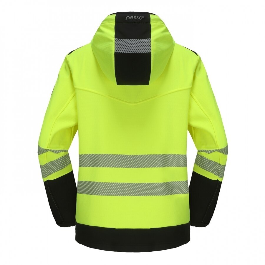 Ripstop Softshell jaka Pesso LEO_HVG, dzeltena 2 Ripstop Softshell jaka Pesso LEO_HVG, dzeltena 2