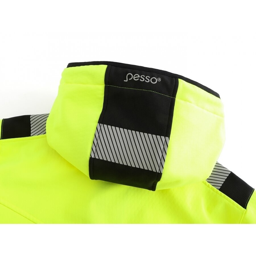 Ripstop Softshell jaka Pesso LEO_HVG, dzeltena 4 Ripstop Softshell jaka Pesso LEO_HVG, dzeltena 4