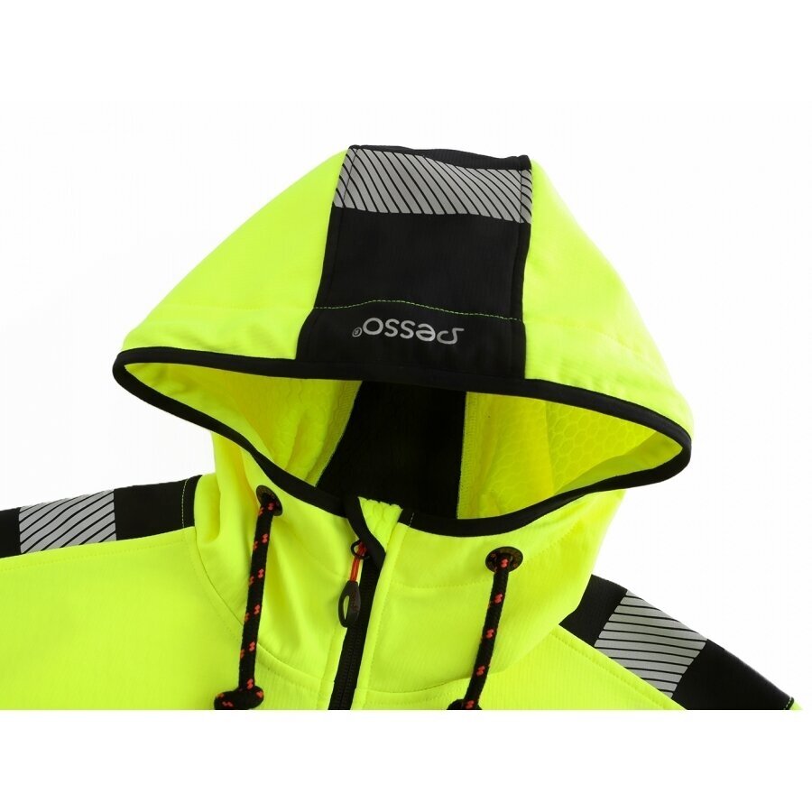 Ripstop Softshell jaka Pesso LEO_HVG, dzeltena 8 Ripstop Softshell jaka Pesso LEO_HVG, dzeltena 8