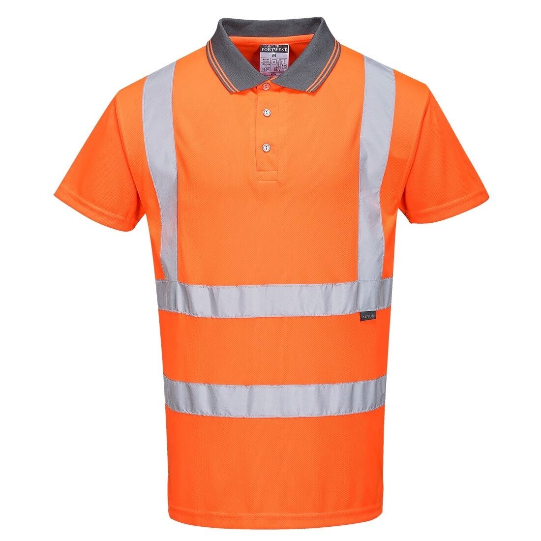 PORTWEST RT22 augstas redzamības īsroku polo krekls RIS 10 PORTWEST RT22 augstas redzamības īsroku polo krekls RIS 10