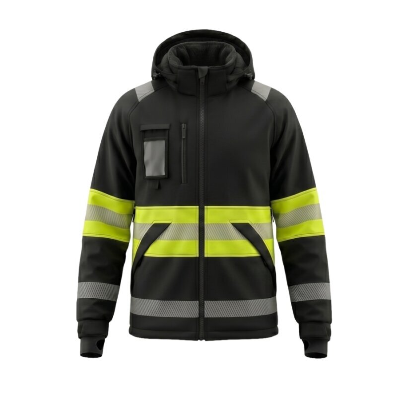 BoSafety Softshell ziemas jaka VALENCIA Hi Vis 1. klase 15