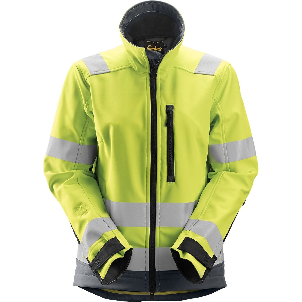 Sieviešu AllroundWork Hi-Vis SoftShell SNICKERS WORKWEAR, 2./3. klase Sieviešu AllroundWork Hi-Vis SoftShell SNICKERS WORKWEAR, 2./3. klase